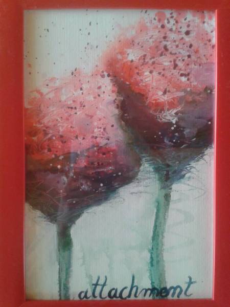 Flowers 2 Acryl auf Aquarellpapier 30x20cm